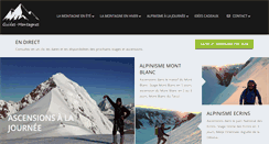 Desktop Screenshot of guides-montagnes.com